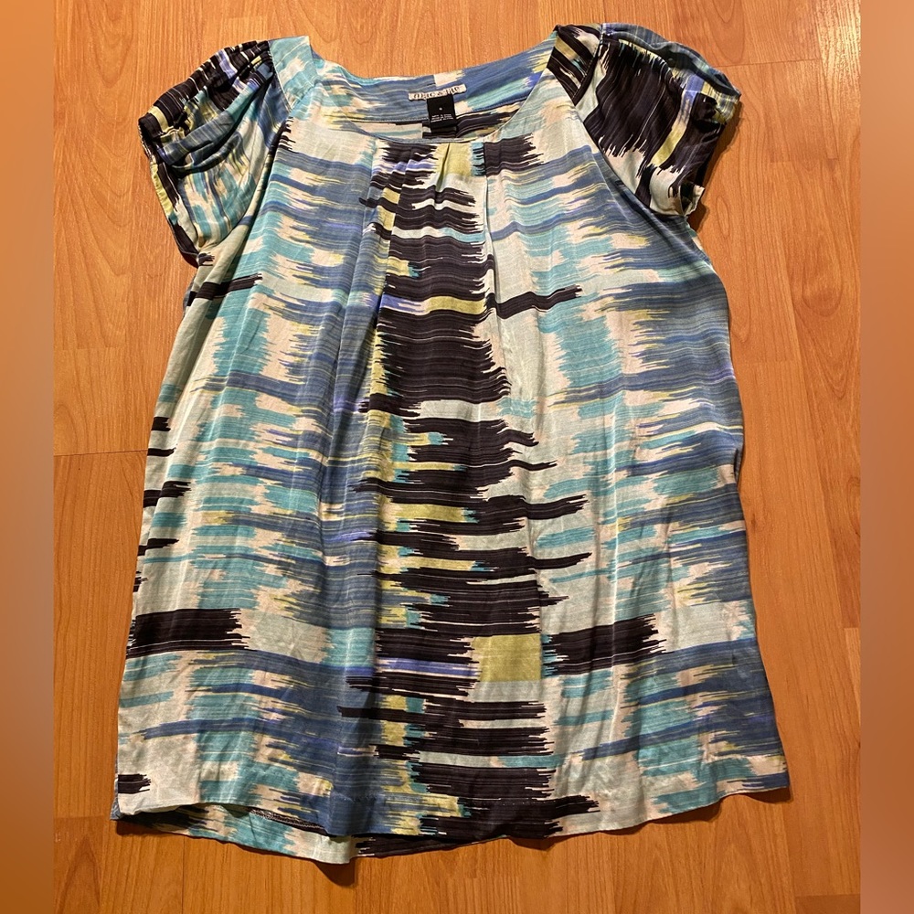 Silky tunic top